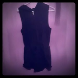 Romper with hood